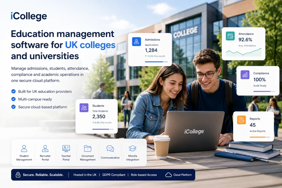 iCollege UK college and university management software platform